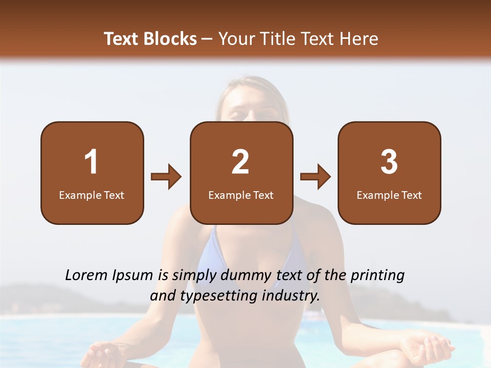 Adult Sky Concentration PowerPoint Template