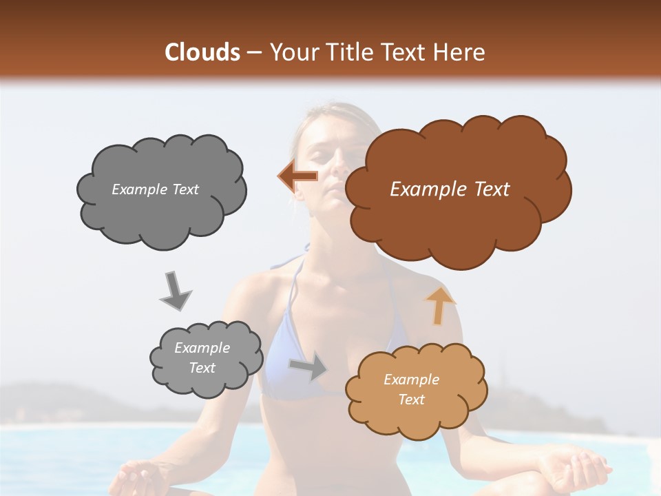 Adult Sky Concentration PowerPoint Template