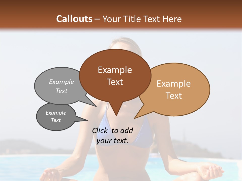 Adult Sky Concentration PowerPoint Template