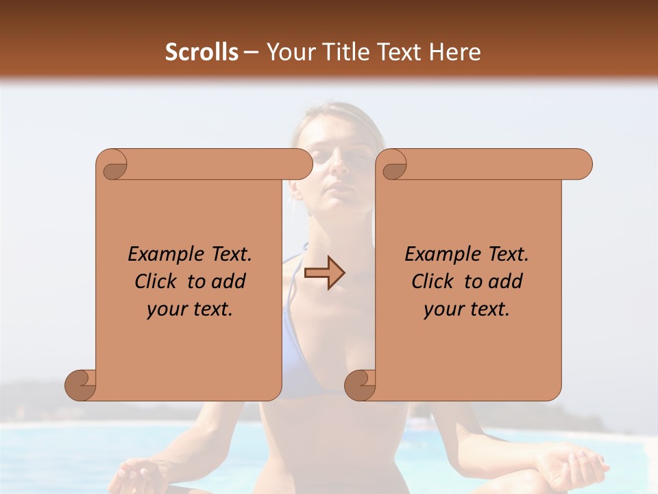 Adult Sky Concentration PowerPoint Template