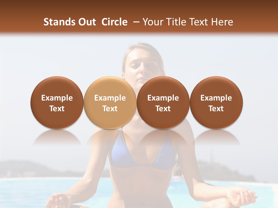 Adult Sky Concentration PowerPoint Template