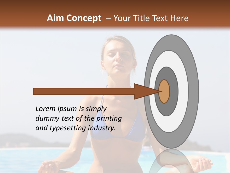 Adult Sky Concentration PowerPoint Template
