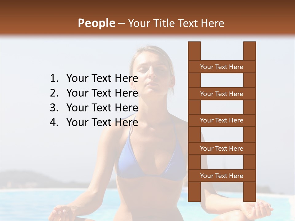 Adult Sky Concentration PowerPoint Template