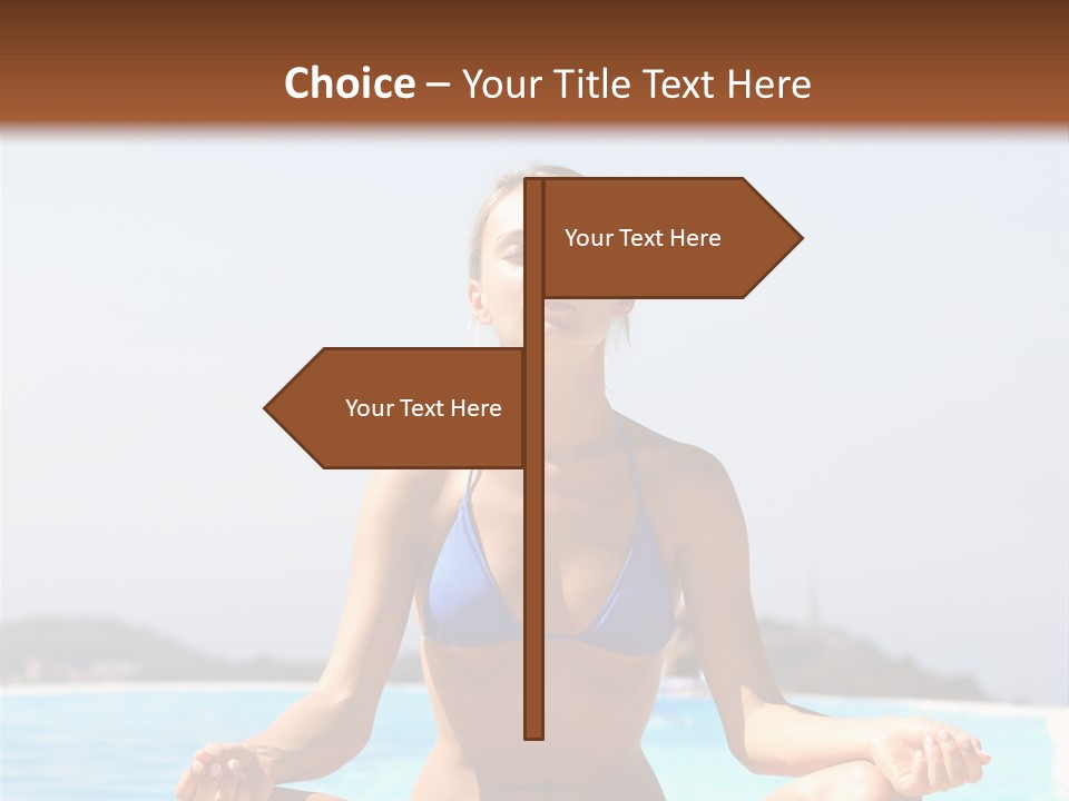 Adult Sky Concentration PowerPoint Template