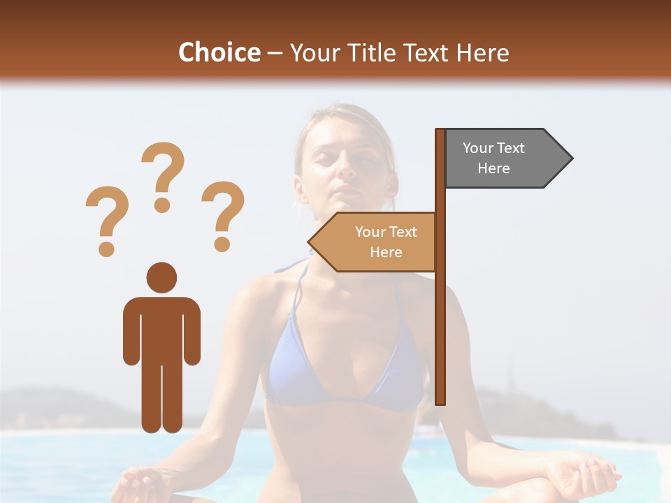 Adult Sky Concentration PowerPoint Template