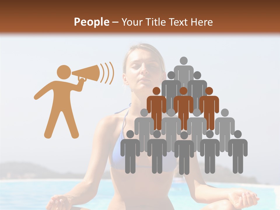 Adult Sky Concentration PowerPoint Template