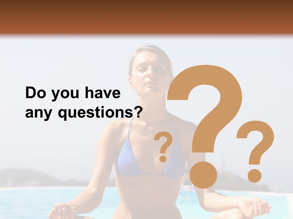 Adult Sky Concentration PowerPoint Template