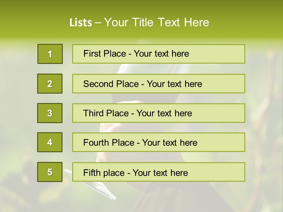 Red Outside Color PowerPoint Template