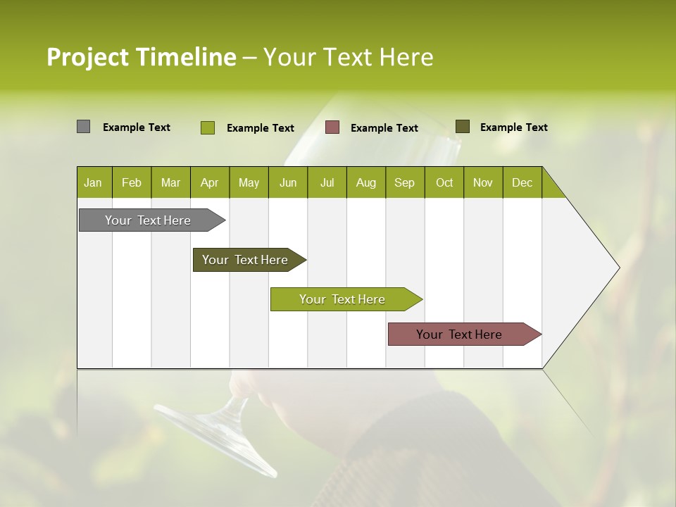 Red Outside Color PowerPoint Template