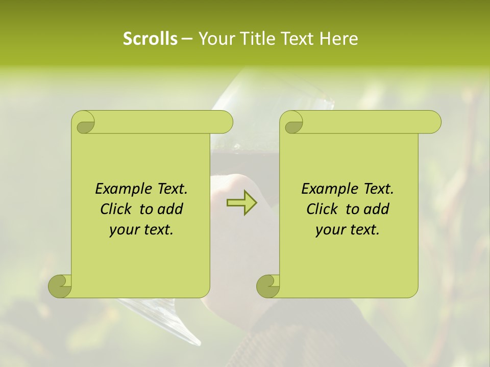 Red Outside Color PowerPoint Template