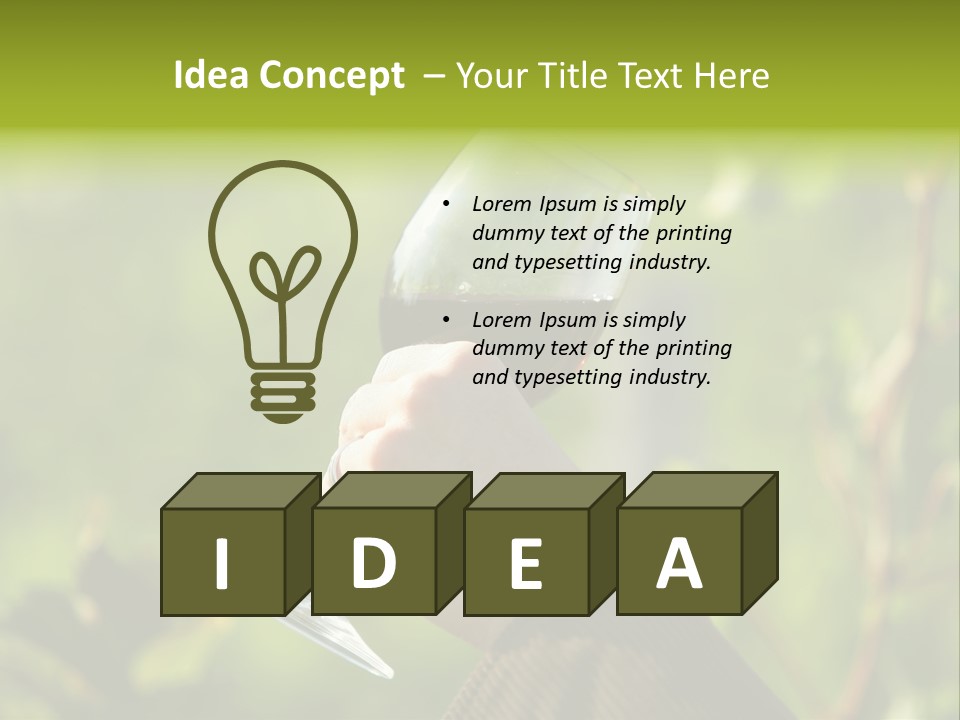 Red Outside Color PowerPoint Template