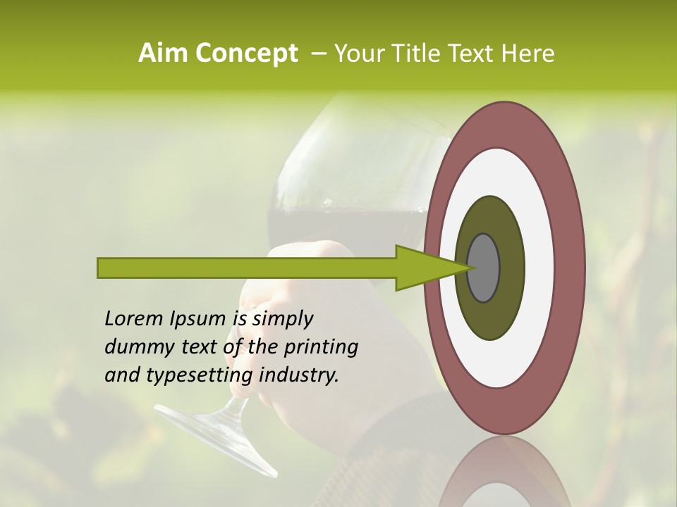 Red Outside Color PowerPoint Template