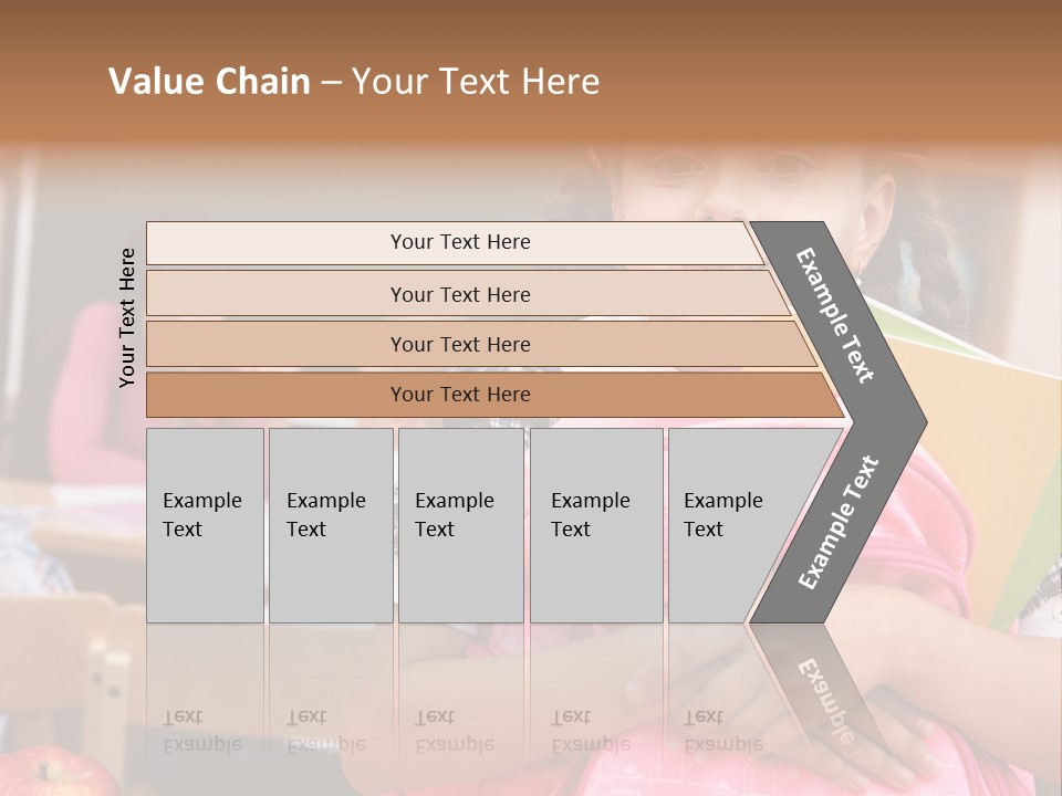 Holding Youthful Expression PowerPoint Template