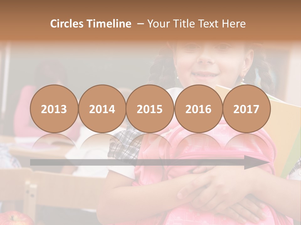 Holding Youthful Expression PowerPoint Template