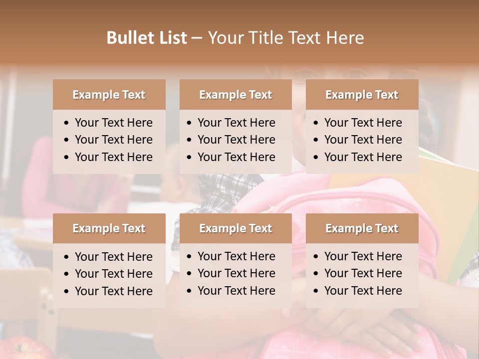 Holding Youthful Expression PowerPoint Template