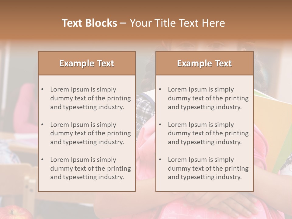 Holding Youthful Expression PowerPoint Template