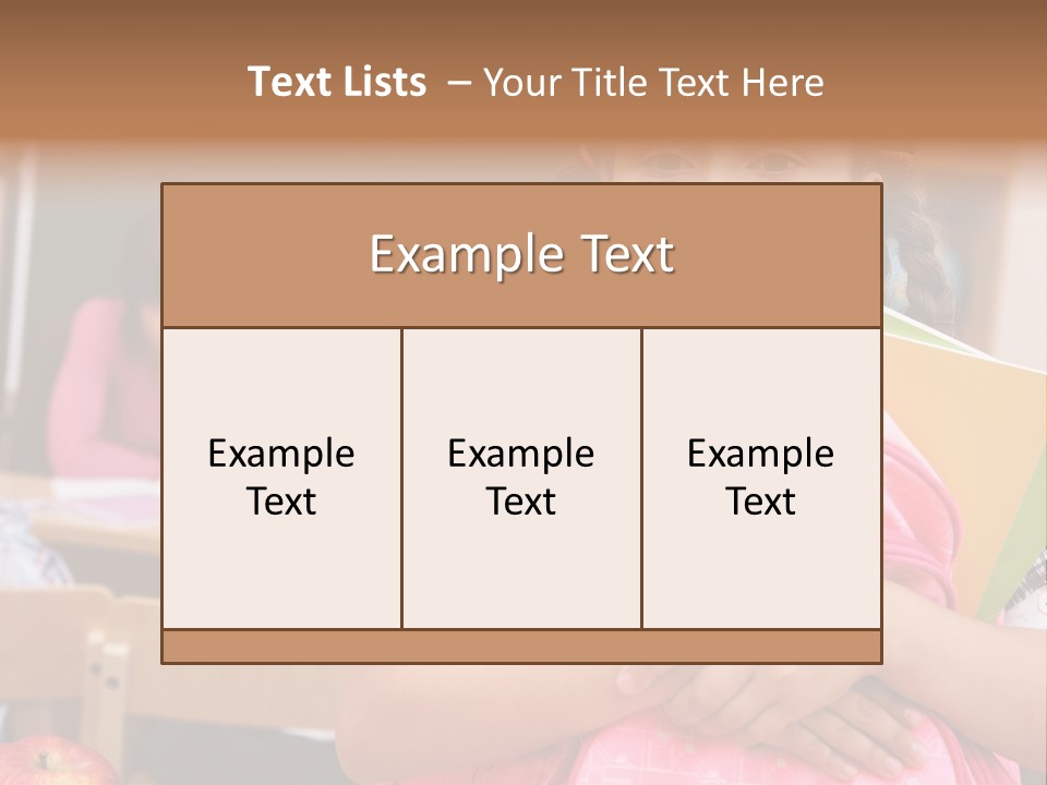 Holding Youthful Expression PowerPoint Template