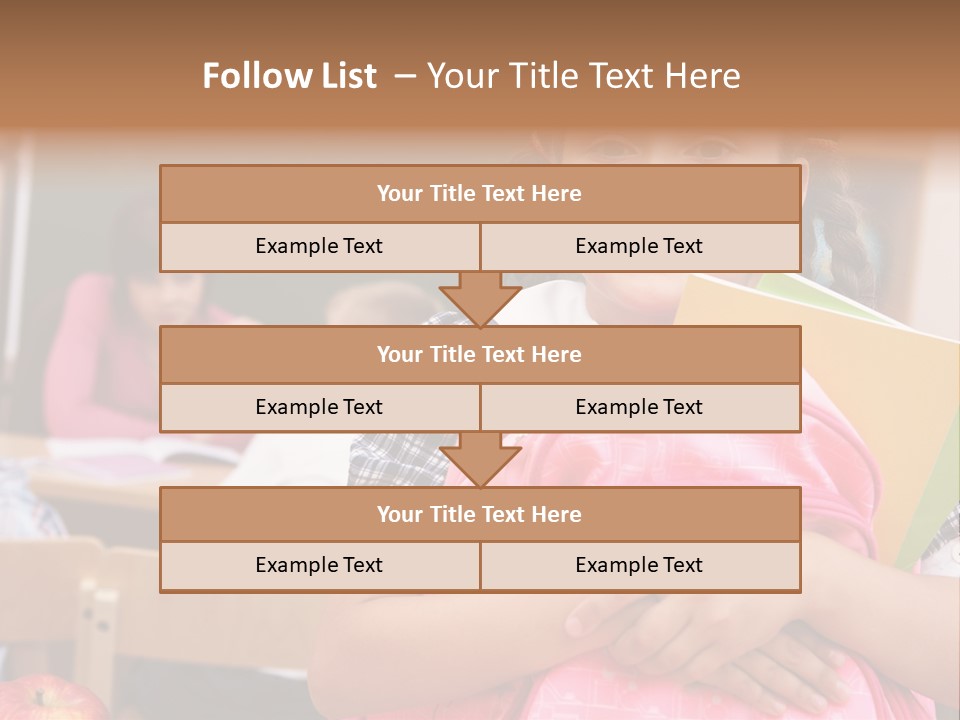 Holding Youthful Expression PowerPoint Template