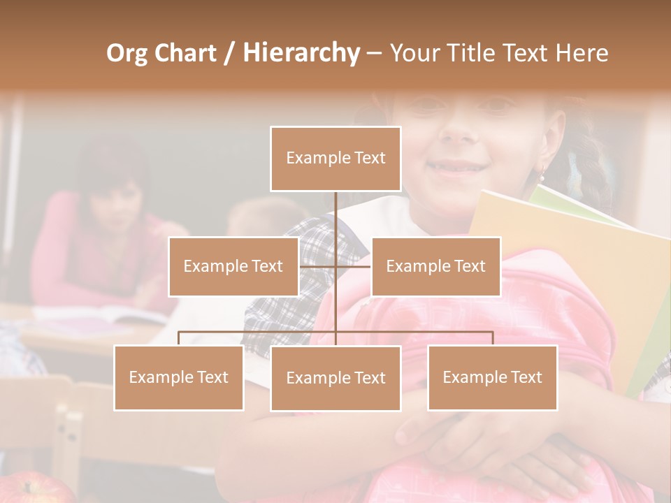 Holding Youthful Expression PowerPoint Template