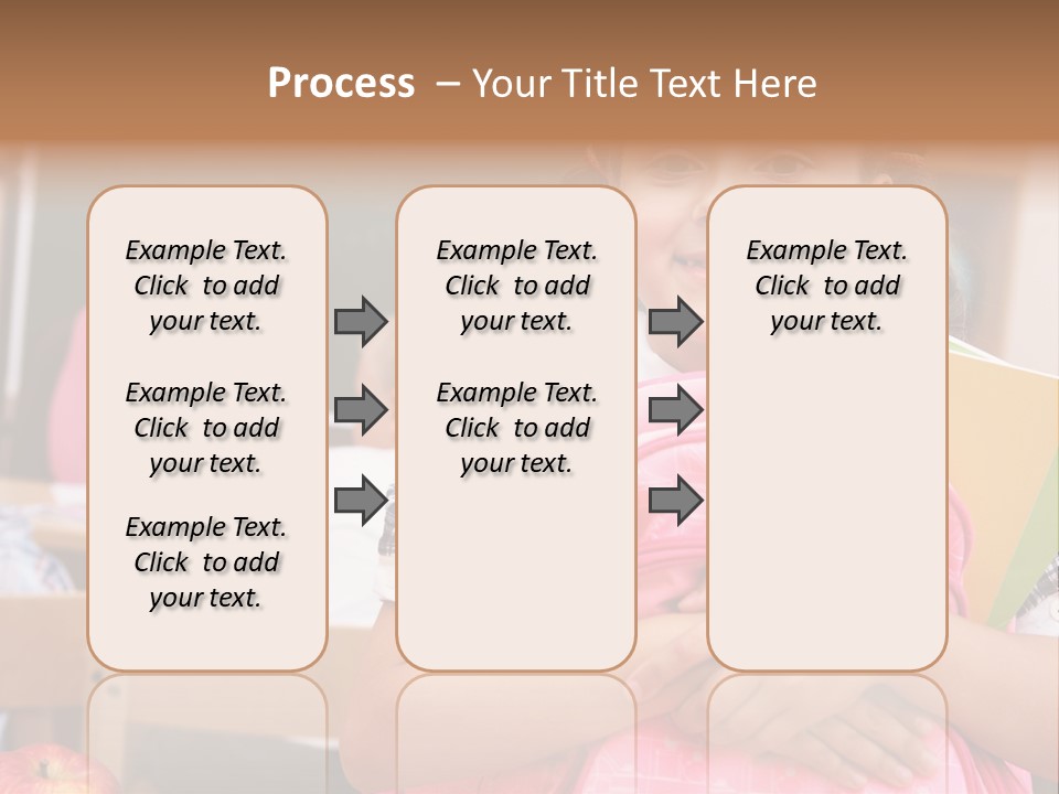Holding Youthful Expression PowerPoint Template