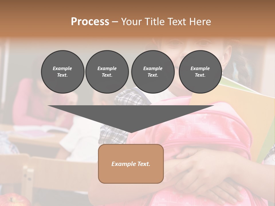 Holding Youthful Expression PowerPoint Template
