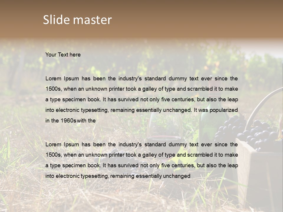 Environment Nature Fruit PowerPoint Template