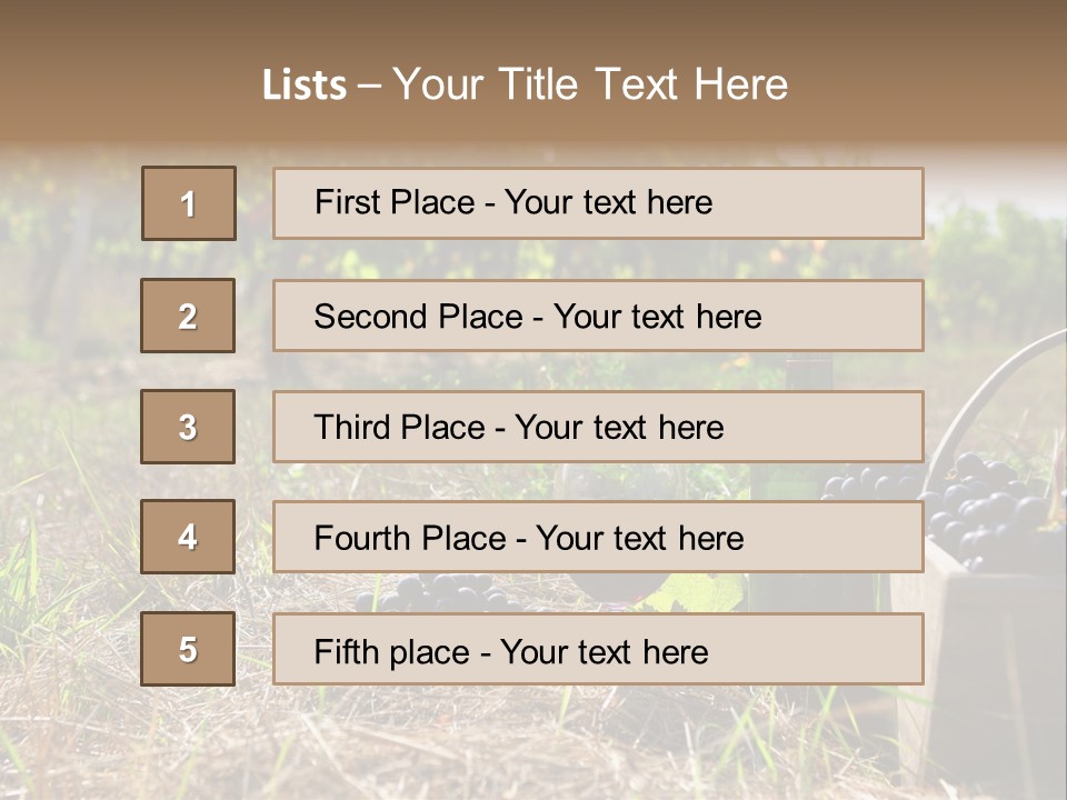 Environment Nature Fruit PowerPoint Template