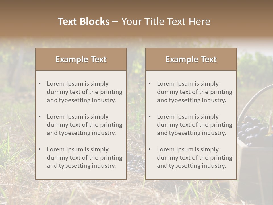 Environment Nature Fruit PowerPoint Template