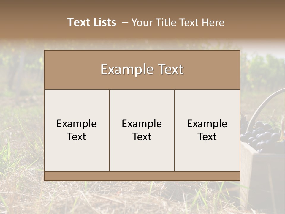 Environment Nature Fruit PowerPoint Template