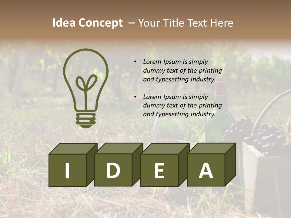 Environment Nature Fruit PowerPoint Template