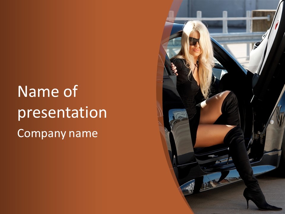 Skinny Supercar Tuned PowerPoint Template