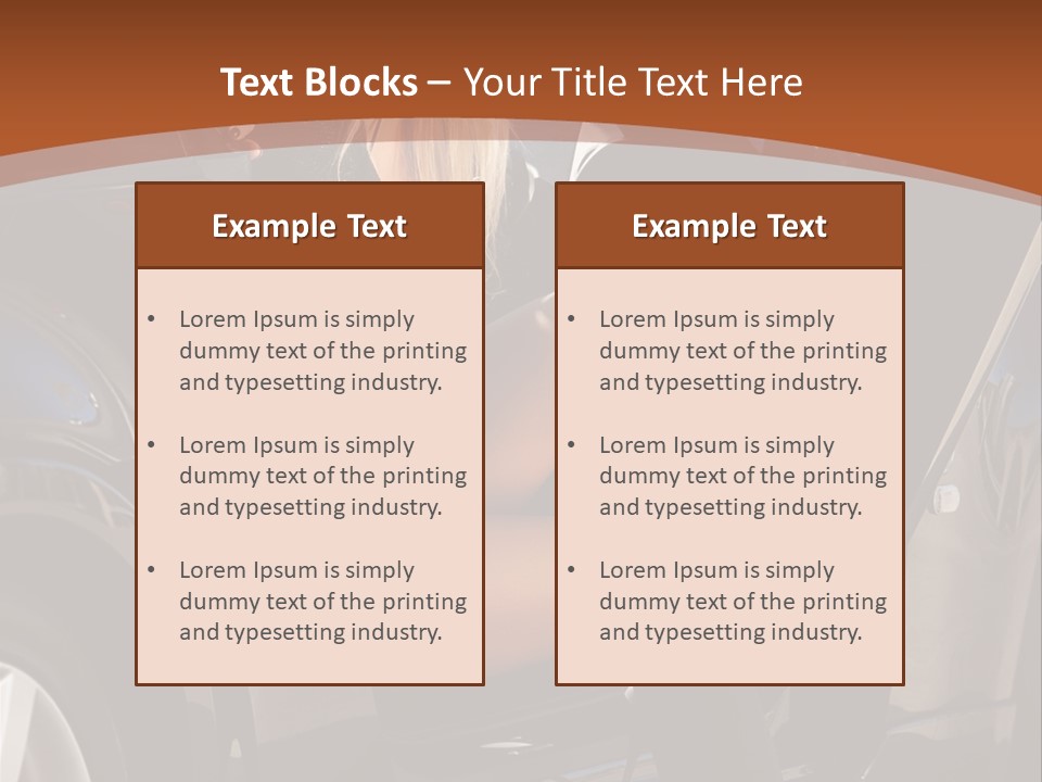 Skinny Supercar Tuned PowerPoint Template