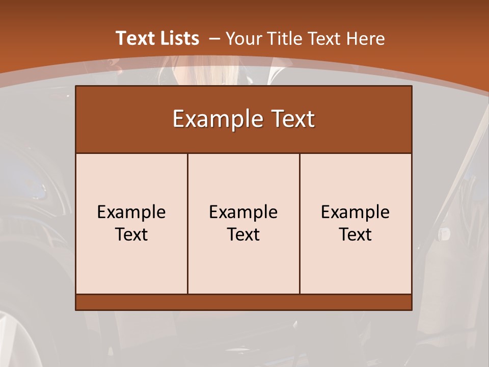 Skinny Supercar Tuned PowerPoint Template