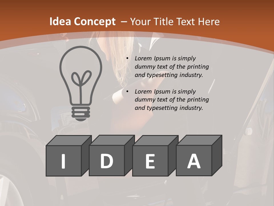 Skinny Supercar Tuned PowerPoint Template