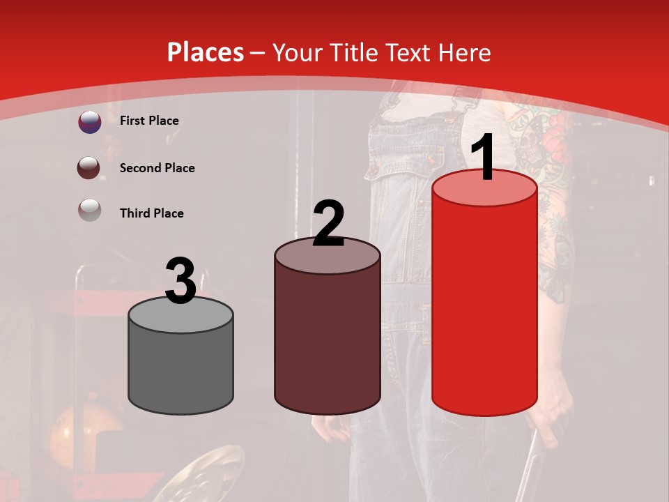 Repair Tattoo Wheel PowerPoint Template