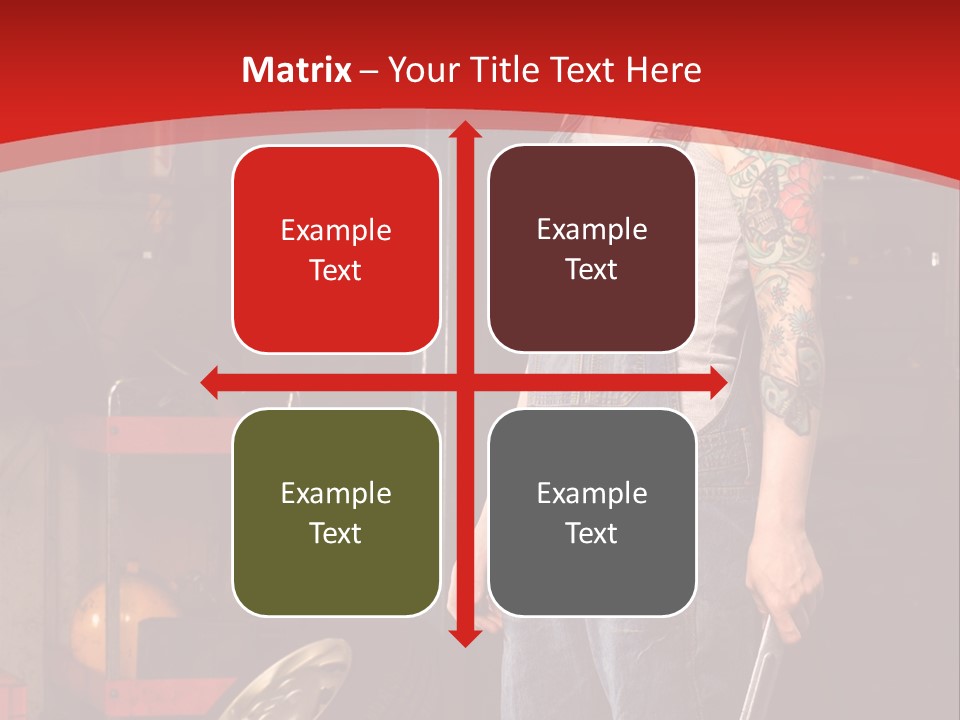 Repair Tattoo Wheel PowerPoint Template