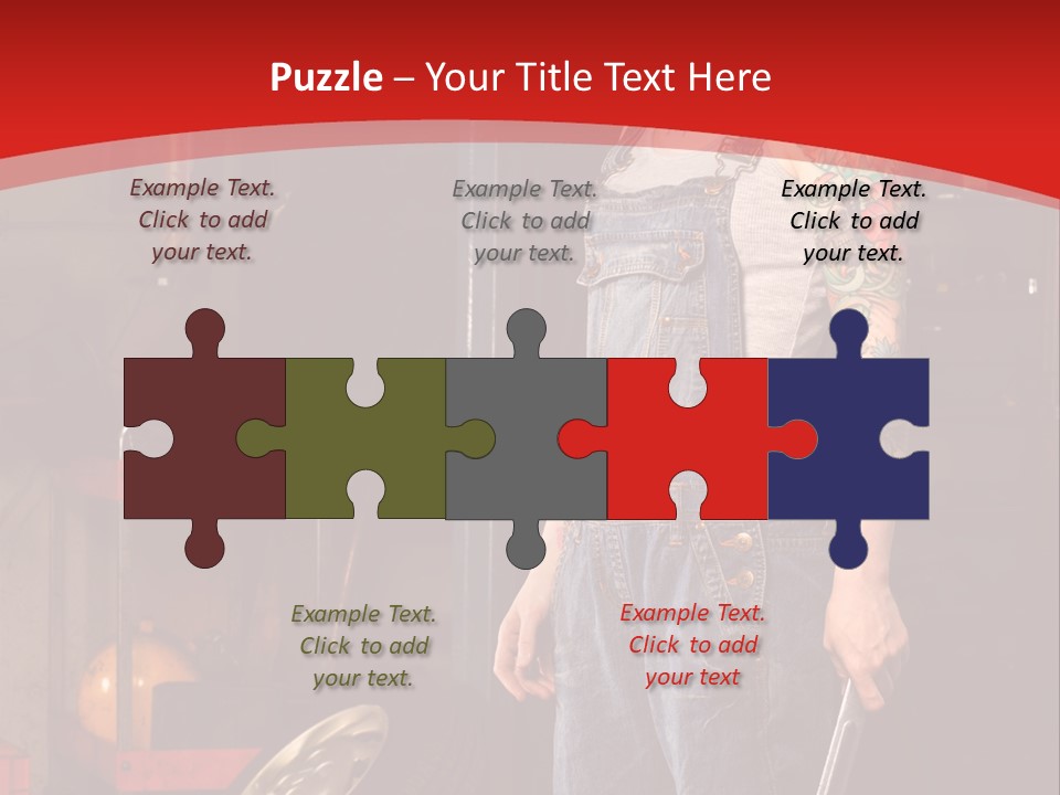 Repair Tattoo Wheel PowerPoint Template