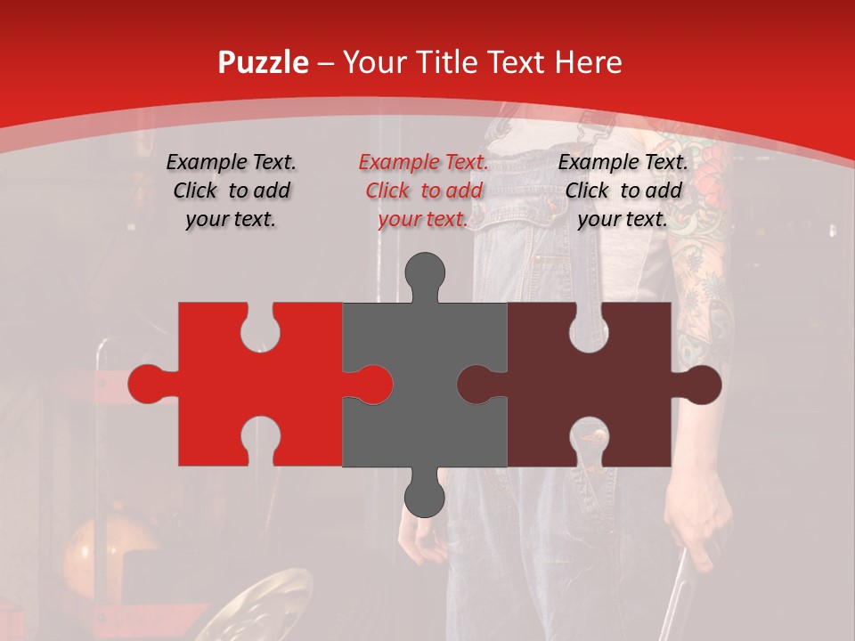 Repair Tattoo Wheel PowerPoint Template