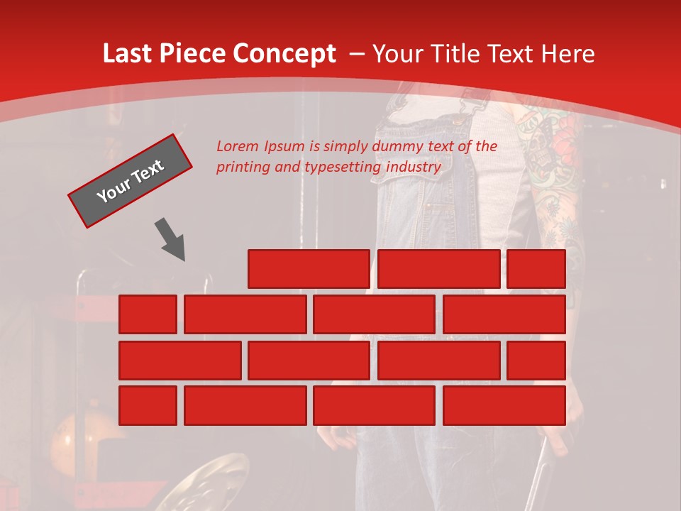 Repair Tattoo Wheel PowerPoint Template