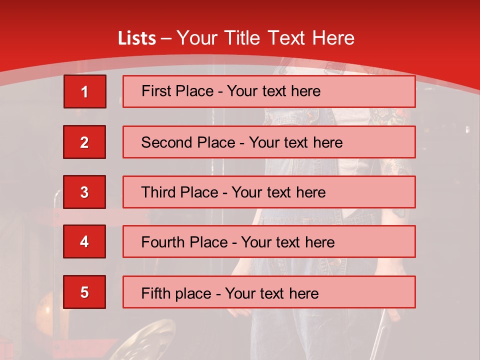 Repair Tattoo Wheel PowerPoint Template