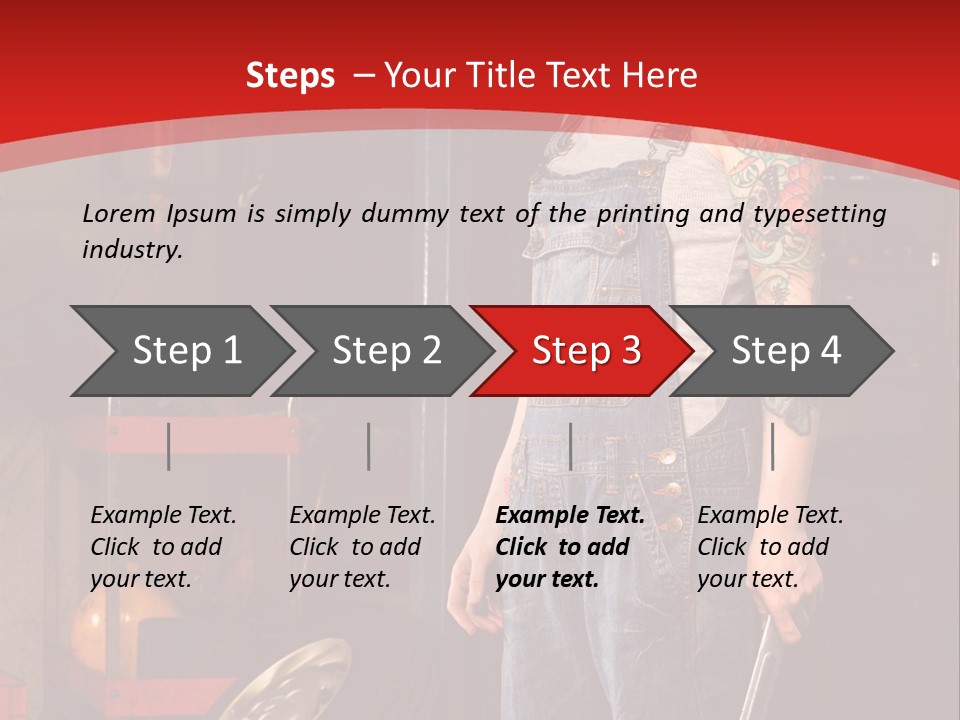 Repair Tattoo Wheel PowerPoint Template