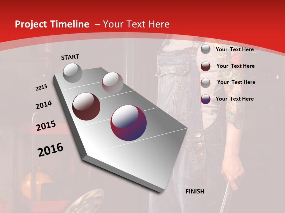 Repair Tattoo Wheel PowerPoint Template