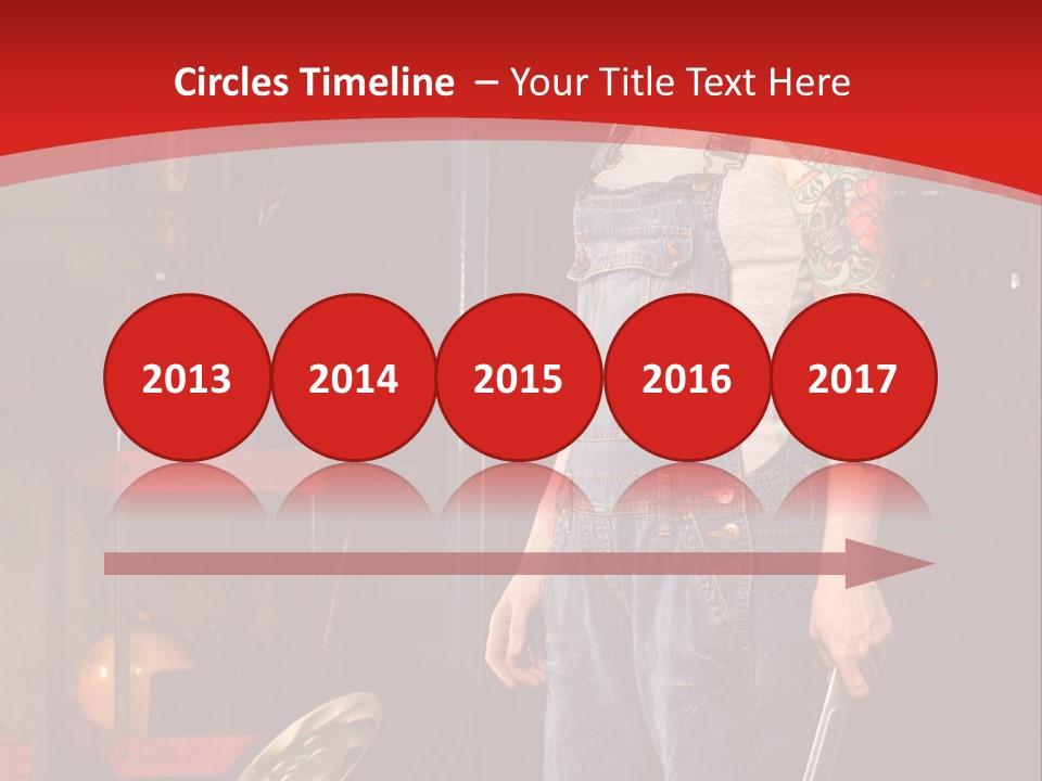 Repair Tattoo Wheel PowerPoint Template