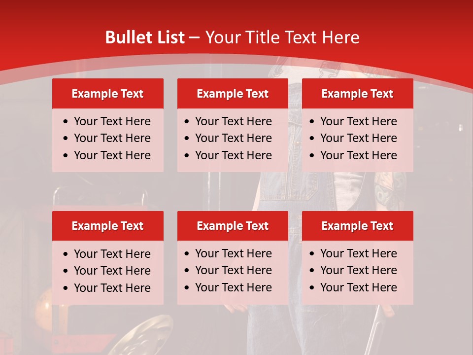 Repair Tattoo Wheel PowerPoint Template