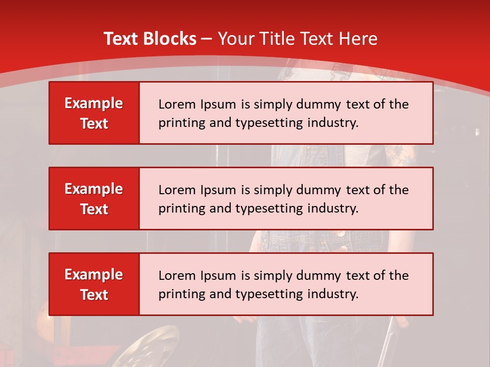 Repair Tattoo Wheel PowerPoint Template