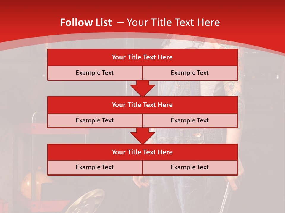 Repair Tattoo Wheel PowerPoint Template