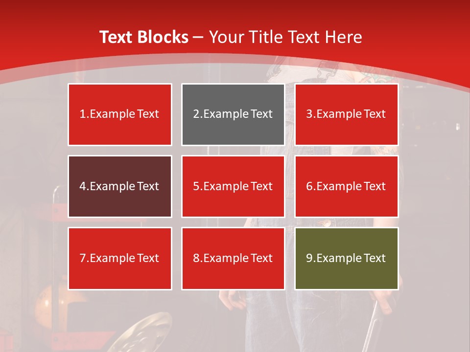 Repair Tattoo Wheel PowerPoint Template