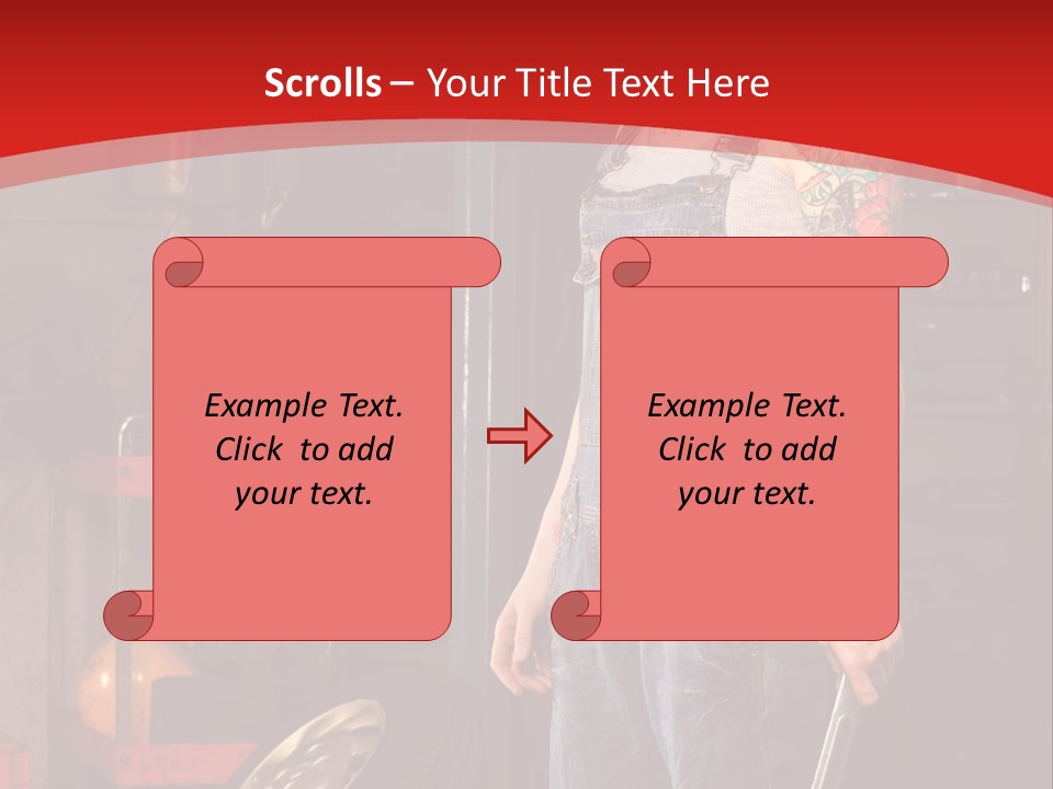 Repair Tattoo Wheel PowerPoint Template
