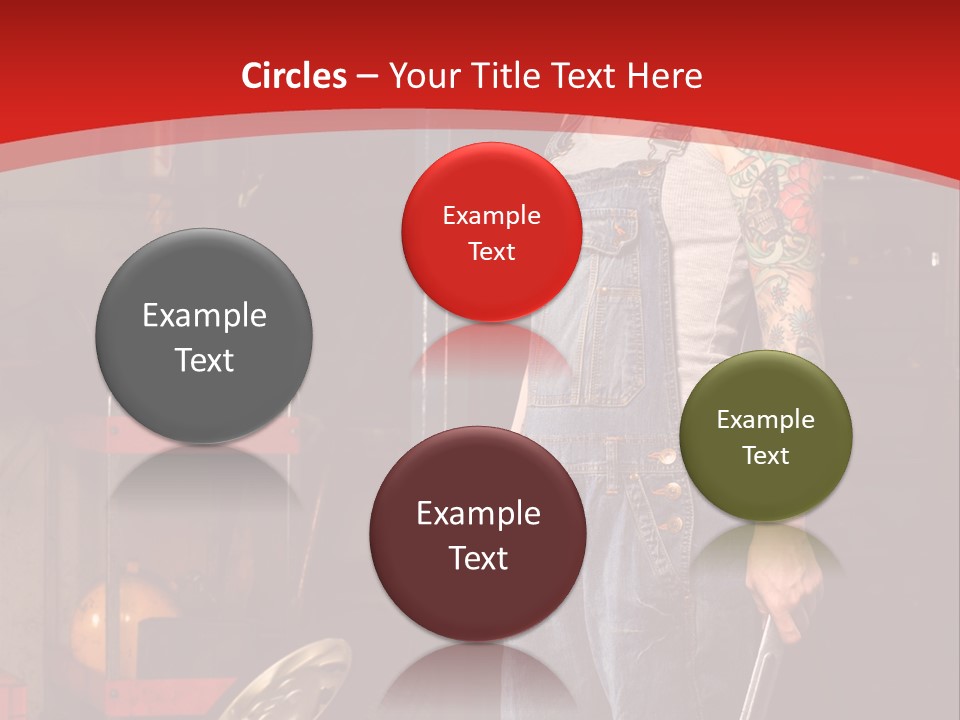 Repair Tattoo Wheel PowerPoint Template