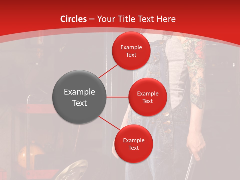 Repair Tattoo Wheel PowerPoint Template